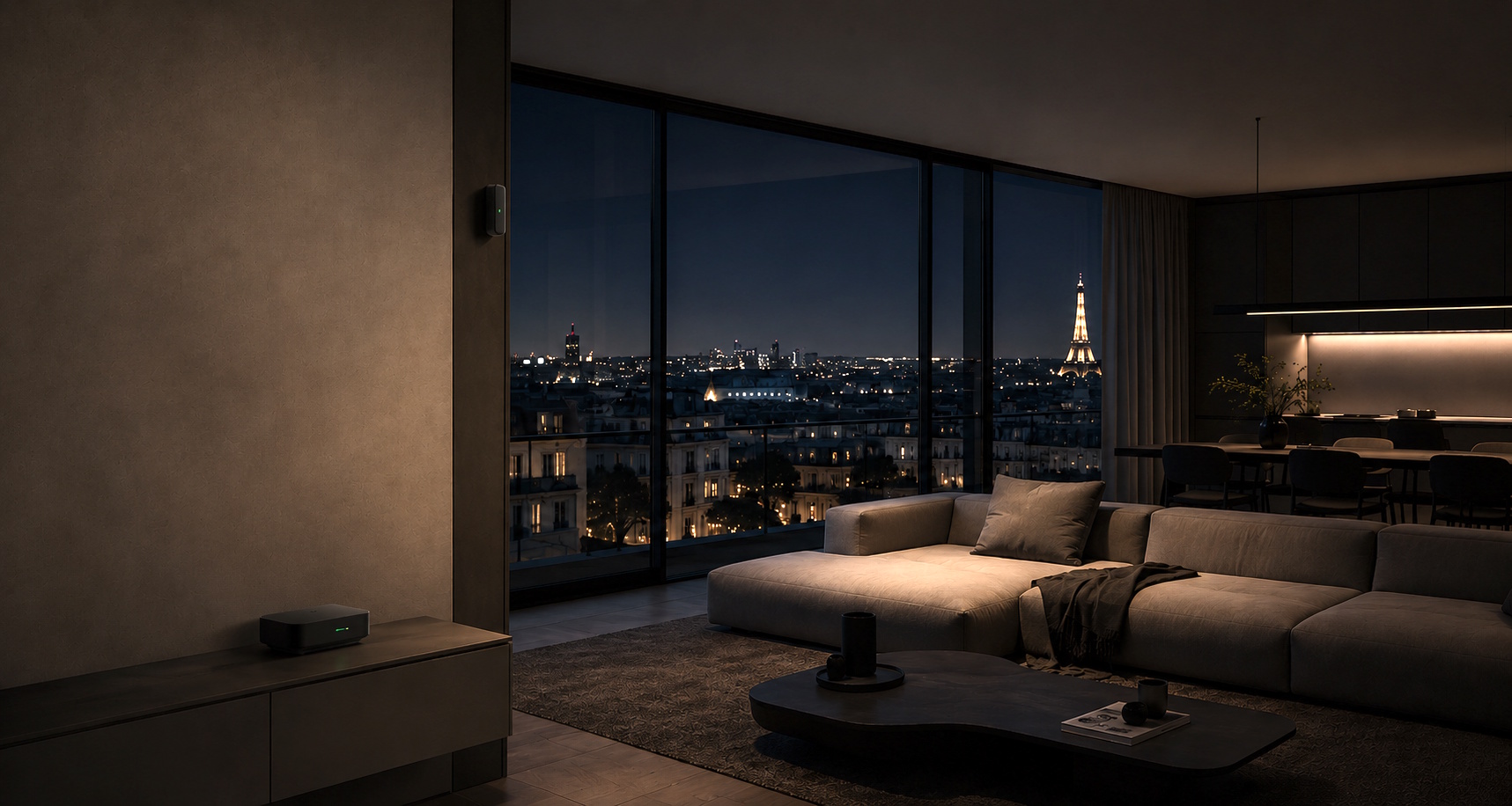 Discreet smart home system designed for contemporary living spaces